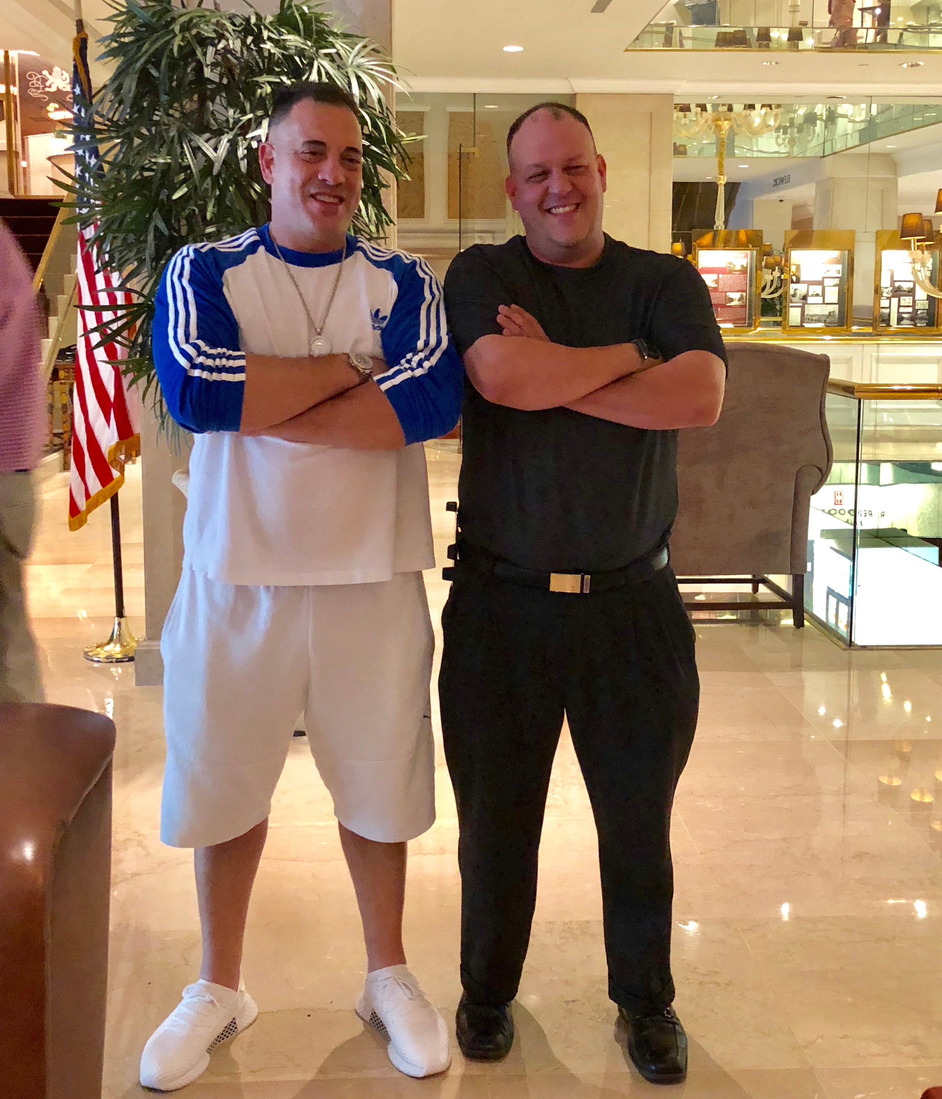 Nathan with Wayde King (TV Show Tanked)