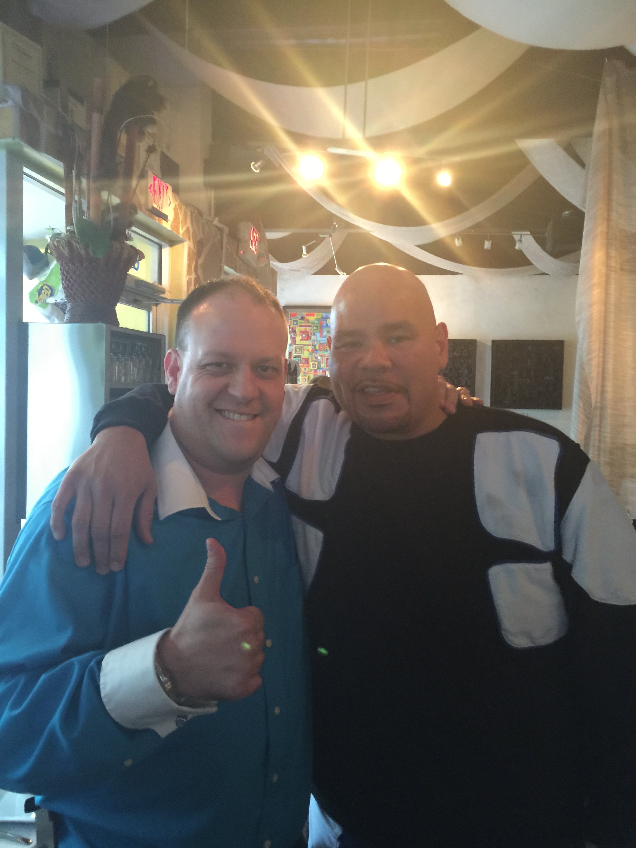 Nathan with Fat Joe