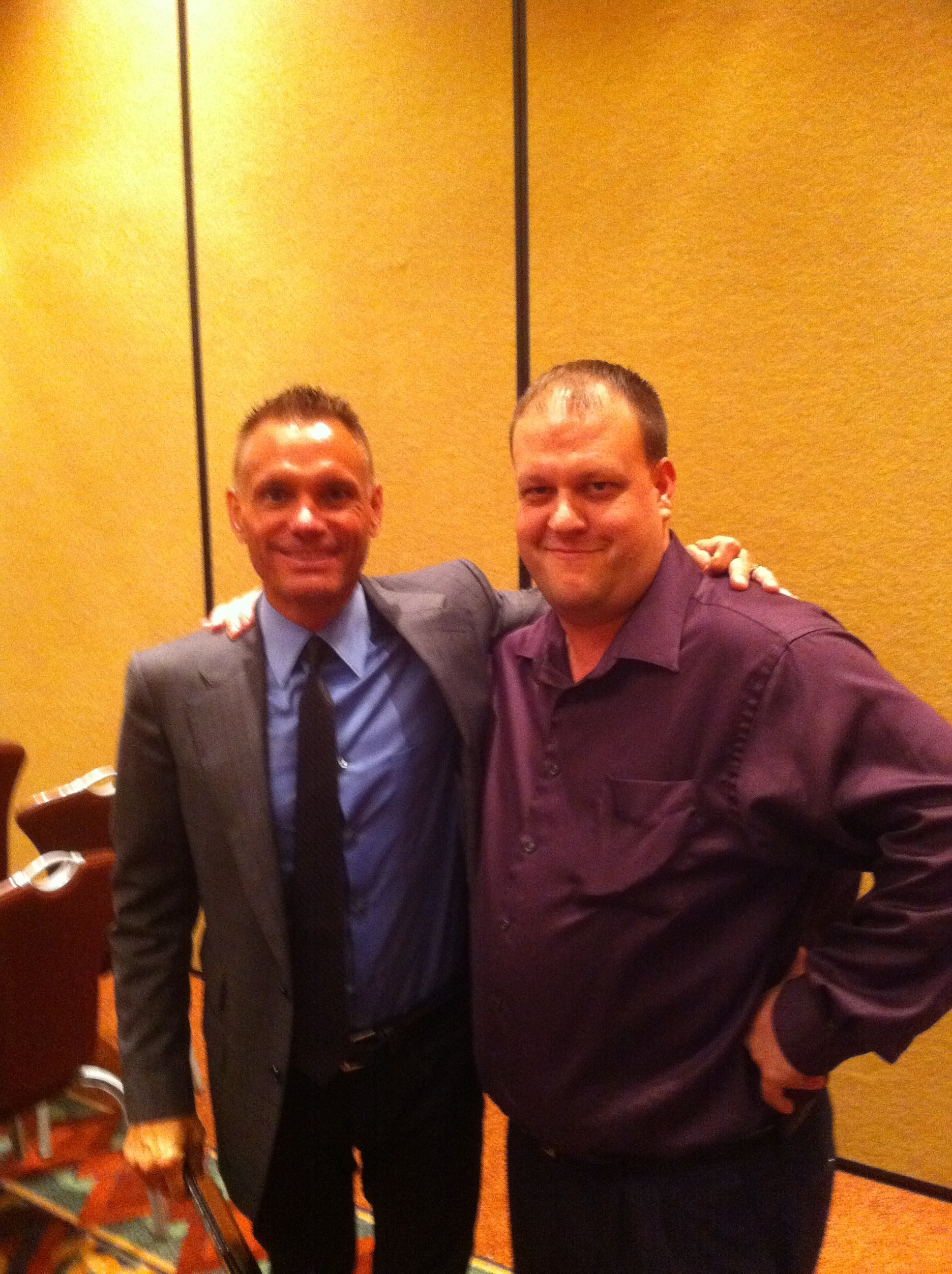 Nathan with Kevin Harrington